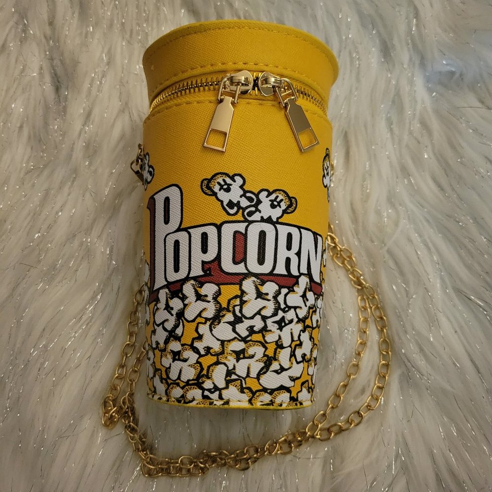 Popcorn Bucket Crossbody Bag